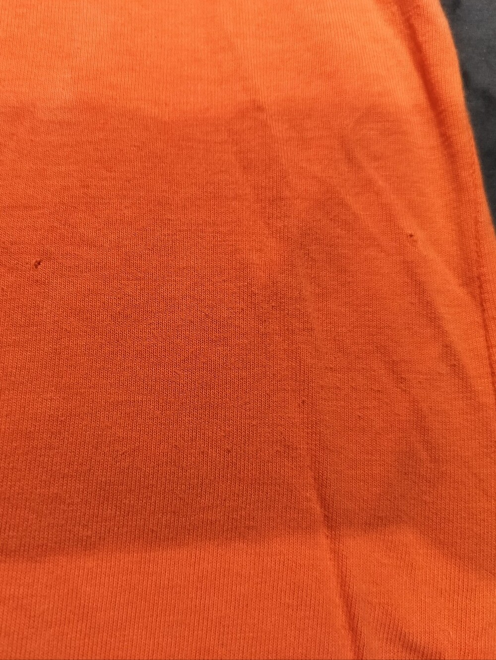 Vintage Ed Hardy Orange Graphic Tee with Rhinestone Gamble Motif - XL - Picture 9 of 9